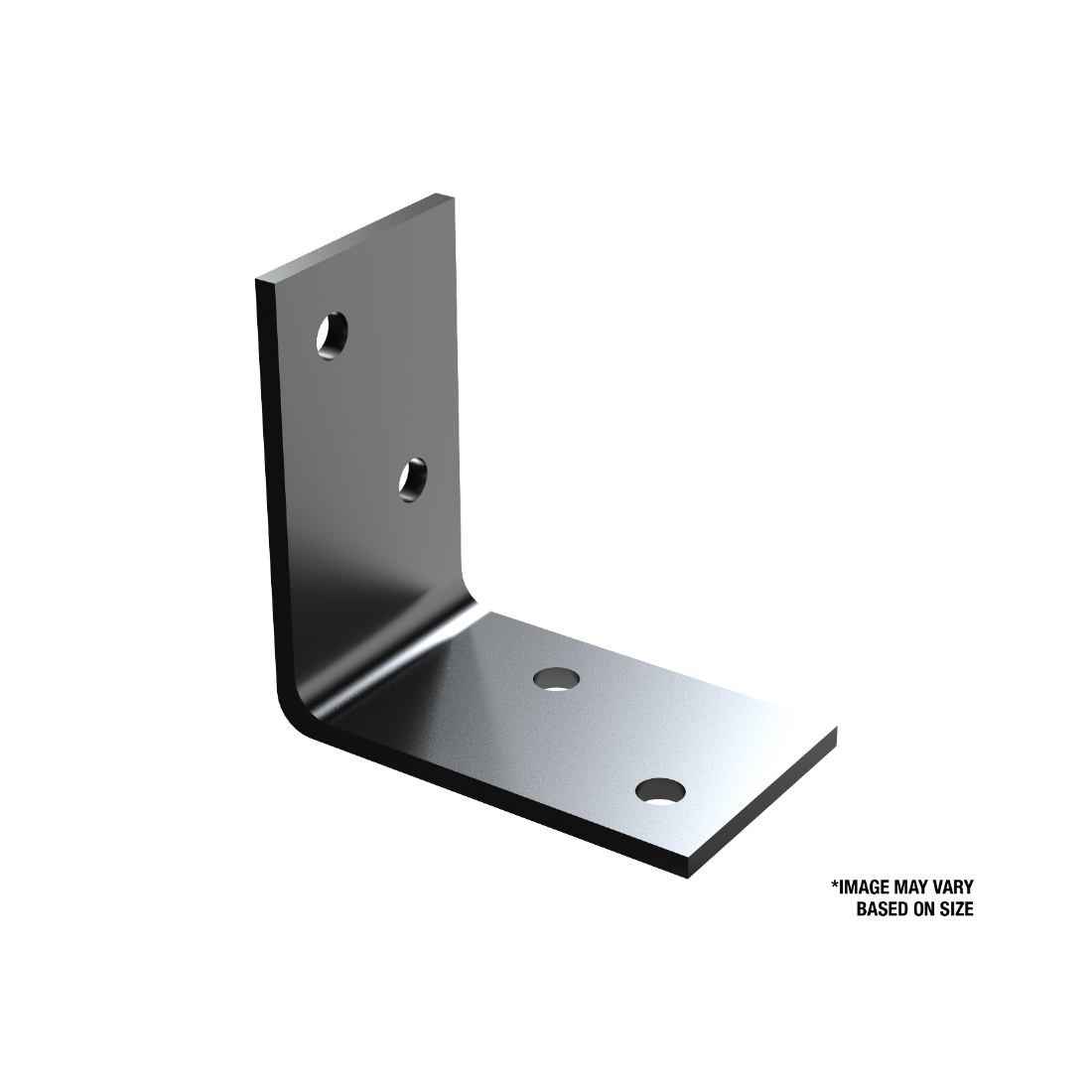 Angle Bracket M6 60 x 60 x 70 x 3mm 304 Stainless Steel BANH4060E070R